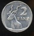 Pice Monnaie Afrique du Sud  2 Rand de 1989  pices / monnaies