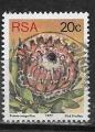 RSA - 1977 -  Fleur  oblitr