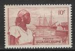 GUADELOUPE - 1947 - Yt n 197 - N** - Port de Basse-Terre
