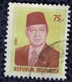 Indonsie 1980 Oblitr Used Prsident Suharto 75 rupiah