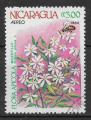 NICARAGUA - 1984 - Yt PA n 1056 - Ob - Flore apicole : bidens pilosa