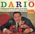 EP 45 RPM (7")  Dario Moreno  "  Pardon pour notre amour  "