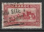 MAROC - 1933/34 - Yt n 140 - Ob - Kasbah des Oudaas 0,65c rouge brun