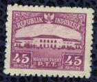 Indonsie 1953 Kantor Pusat Btiment Bureau Central Postes SU