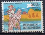 INDONESIE N 1083 o Y&T 1986 Repiquage du riz