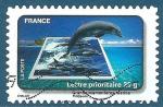 N403 Fte du timbre - l'eau - Grands mammifres marins autoadhsif oblitr