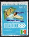 Paraguay 1969; Y&T n 1001 **; 0,10g, JO de Mexico, natation