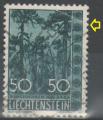 Liechtenstein 1960 - Arbres 50 r. (petit pli)