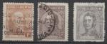 ARGENTINE  N 364  366 o Y&T 1935 Personnages clbres