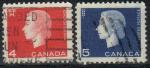 Canada : n 331 et 332 o (anne 1962)