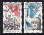 TCHECOSLOVAQUIE - CSSR - 1961 - YT. PA 51 / 52 - Cosmonaute Y. Gagarin