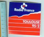 RADIO FRANCE TOULOUSE 95.2 - Autocollant // haute garonne // muret