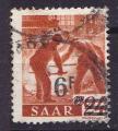 Sarre - 1947 - YT n 223  oblitr