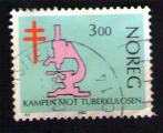 NORVEGE Oblitration ronde Used Stamp Lutte contre la Tuberculose 1982