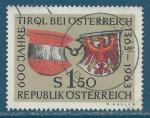 Autriche N971 6me centenaire de l'intgration du Tyrol oblitr