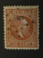 Inde nerlandaise 1870 - Y&T 8 obl.