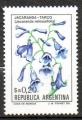 Argentine Yvert N1354 Neuf 1983 Fleur JACARANDA TARCO