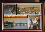 CPM neuve 89 SENS Multi vues le Gaulois vue gnrale Pont Eglise St Maurice ect