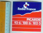 RADIO FRANCE PICARDIE - autocollant 