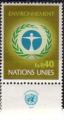 N.U./U.N. (Geneve) 1972 - Enrironnement - YT & Sc 25 ** (avec/with label/tab)