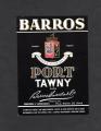 Ancienne tiquette de vin ou d'alcool : Port tawny Barros ( porto )