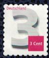 Allemagne 2012 utilis Used Affranchissement complmentaire 3 cent