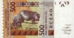 Afrique De l'Ouest Togo 2020 billet 500 francs pick 819i neuf UNC