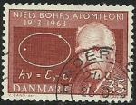 Dinamarca 1963.- Niels Bohrs. Y&T 429. Scott 409. Michel 417x.