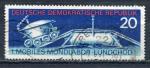 Timbre  ALLEMAGNE RDA  1971   Obl   N 1349  Y&T  Espace