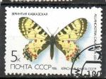 Russie Yvert N5286 Oblitr 1986 Papillon Allancastria Caucasia
