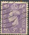 R-U / U-K (G-B) 1937 - Roi/King George VI, 3 D, obl - YT 214A 