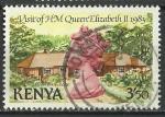 Kenya 1983; Y&T n 276; 3,50s, Visite de la Reine Elisabeth II
