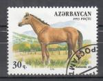 AZERBAIDJAN - 1993 - Oblitr  -  CHEVAUX - YT. 88