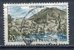 Timbre FRANCE 1954 Obl  N 976 Y&T Lourdes