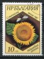 Timbre de BULGARIE 1987  Obl  N 3104   Y&T  Fleurs