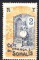 Timbre Colonies Franaises COTE DES SOMALIS  1915-16  Obl  N 84 Y&T
