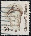 Etats Unis 1985 Oblitr Used Chester W. Nimitz Militaire Y&T 1561 SU