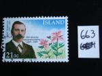 Islande - Anne 1989 - St Histoire naturelle - Y.T. 663 - Oblit. Used