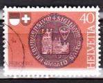 Suisse 1981 YT 1132-1133 Obl  Sceaux de Fribourg et Soleure