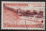 1124 - Bi-millnaire de Lyon - oblitr - anne 1957