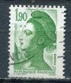 Timbre FRANCE 1986 Obl  N 2424   Y&T  Marianne Type Libert  