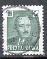 Pologne Yvert N0590 Oblitr 1951 Prsident Bierut 10gr
