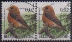 Belgique/Belgium 2000 -Oiseau/Bird: bec crois, 1 F/0.02 , paire H- YT 2917x2 