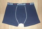 Boxer Bleu Fonc Taille M/5 165 cm - 85 cm 95% Coton 5% Leca