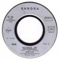 SP 45 RPM (7")  Sandra  "  In the heat of the night  "