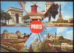 CPM  PARIS  Multi-vues