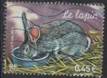 FRANCE N 3662 o Y&T 2004 Animaux de la ferme (Le lapin)