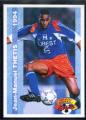 Carte PANINI Football N 85  1994 JM. THETIS Montpellier Dfenseur fiche au dos