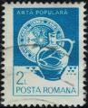 Roumanie 1982 Oblitr Used Art Populaire Assiette et carafe Varna Maramures SU