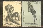 SAINT-MARIN N°873/874* (Europa 1974) - COTE 1.50 €